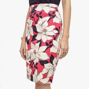 Ann Taylor 'Callie Pink' Hibiscus Skirt